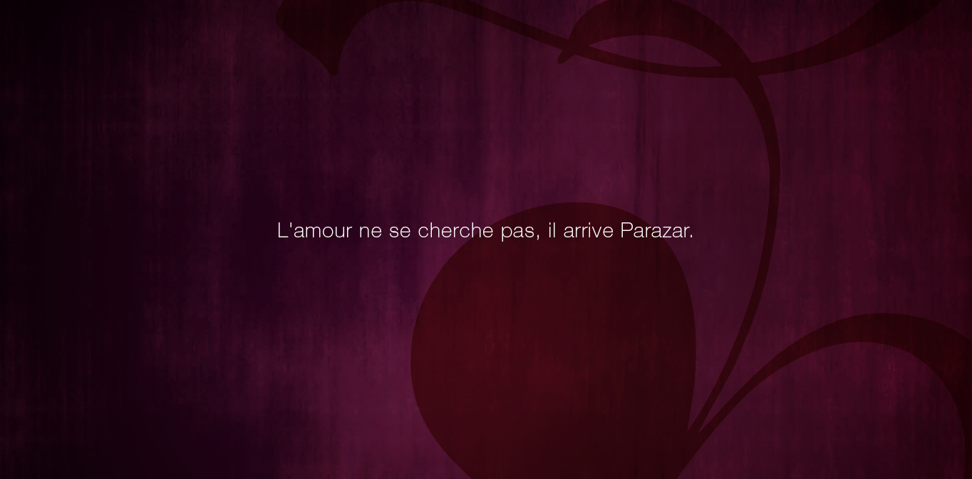 L'amour ne se cherche pas il arrive Parazar