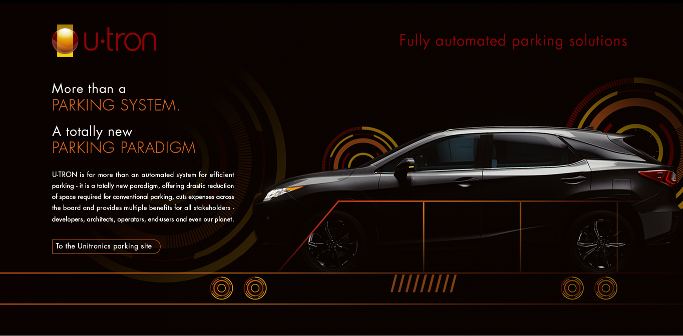 Utron Fully Automated Parking Solutions | More than a PARKING SYSTEM. A totally new PARKING PARADIGM