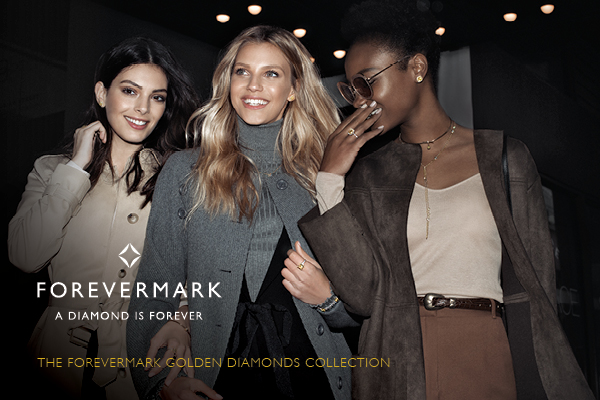 The Forevermark golden diamond collection